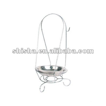 Silver color thick iron Hookah accessories 2015 for charcoal